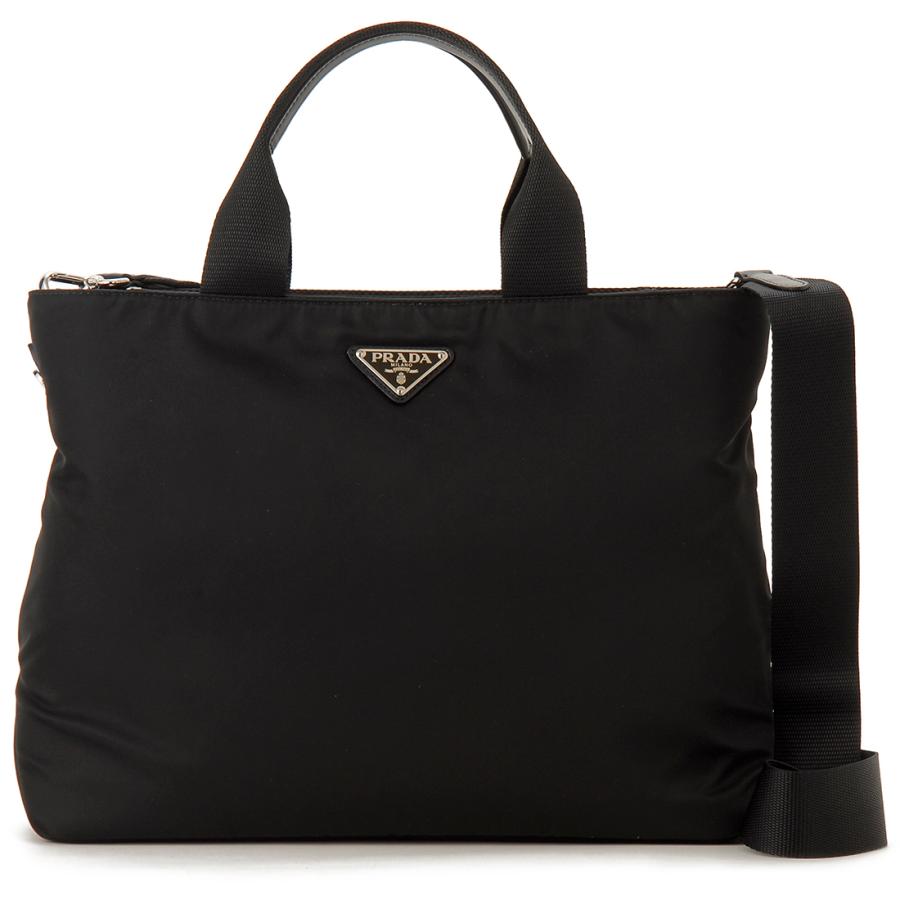 PRADA プラダ トートバッグ レディース ブラック 1BG867 RV44