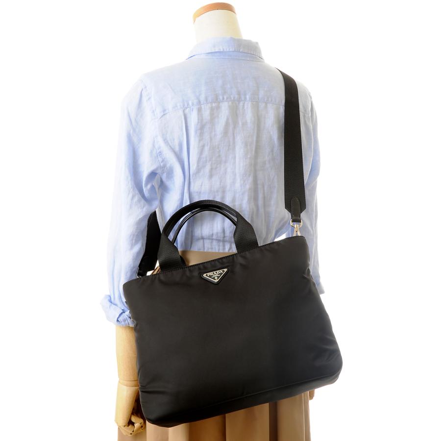 PRADA プラダ トートバッグ レディース ブラック 1BG867 RV44