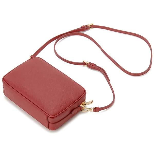 PRADA プラダ ショルダーバッグ レディース レッド 1BH036 NZV
