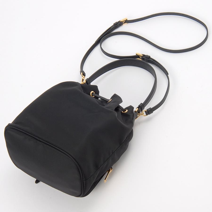 エ*ル様 【美品✨】PRADA ブラック ショルダーバッグ PRADA（プラダ） ショルダーバッグ レディース 1BH038 RV44 F0002 UOP