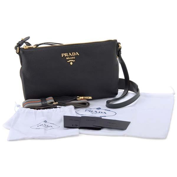 PRADA プラダ ショルダーバッグ レディース ブラック 1BH050