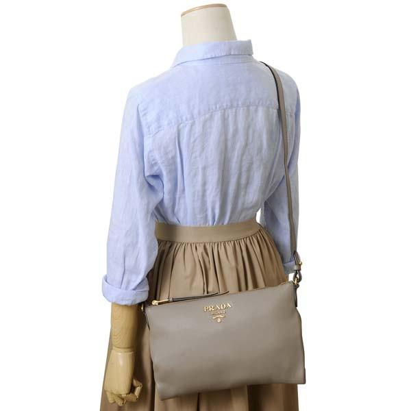プラダ　サフィアーノ　ARGILLA バッグ　グレージュ 楽天市場】プラダ PRADA ハンドバッグ/ショルダーバッグ BL0837