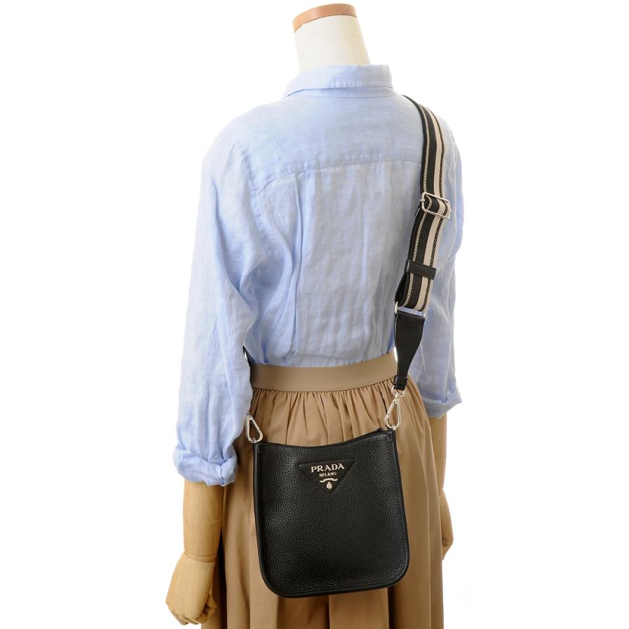 PRADA プラダ ショルダーバッグ レディース ブラック PRADA プラダ ショルダーバッグ レディース ブラック