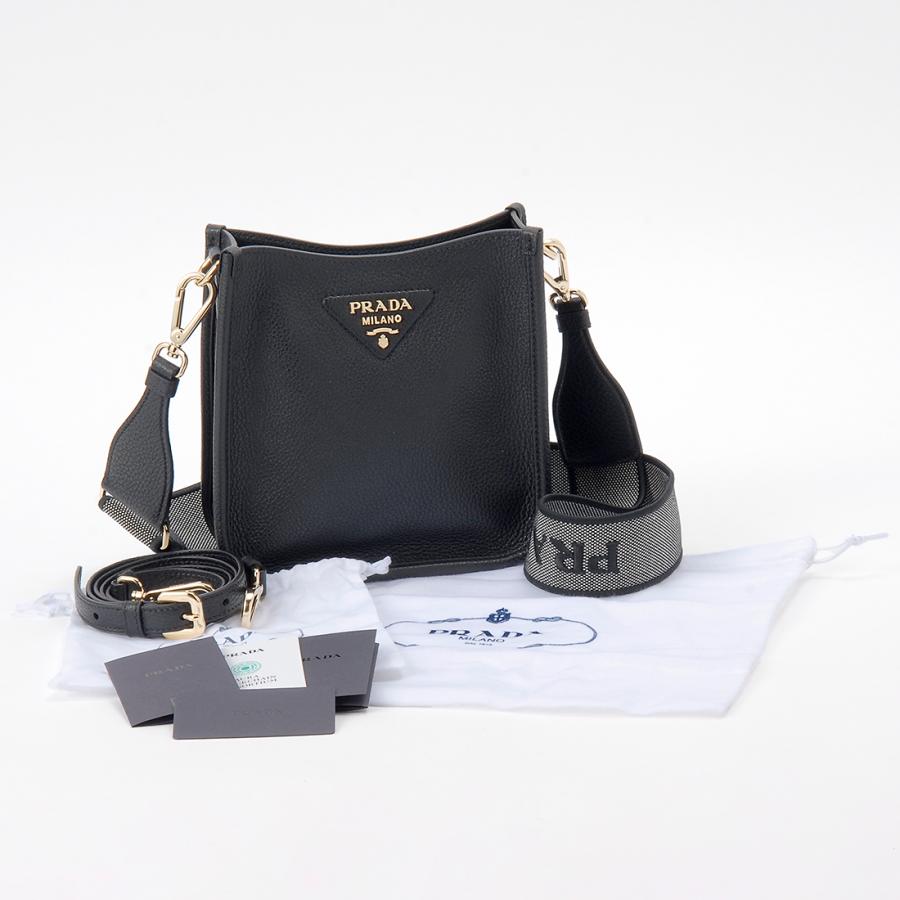 PRADA プラダ ショルダーバッグ レディース ブラック 1BH191 PRADA プラダ ショルダーバッグ レディース ブラック 1BH191