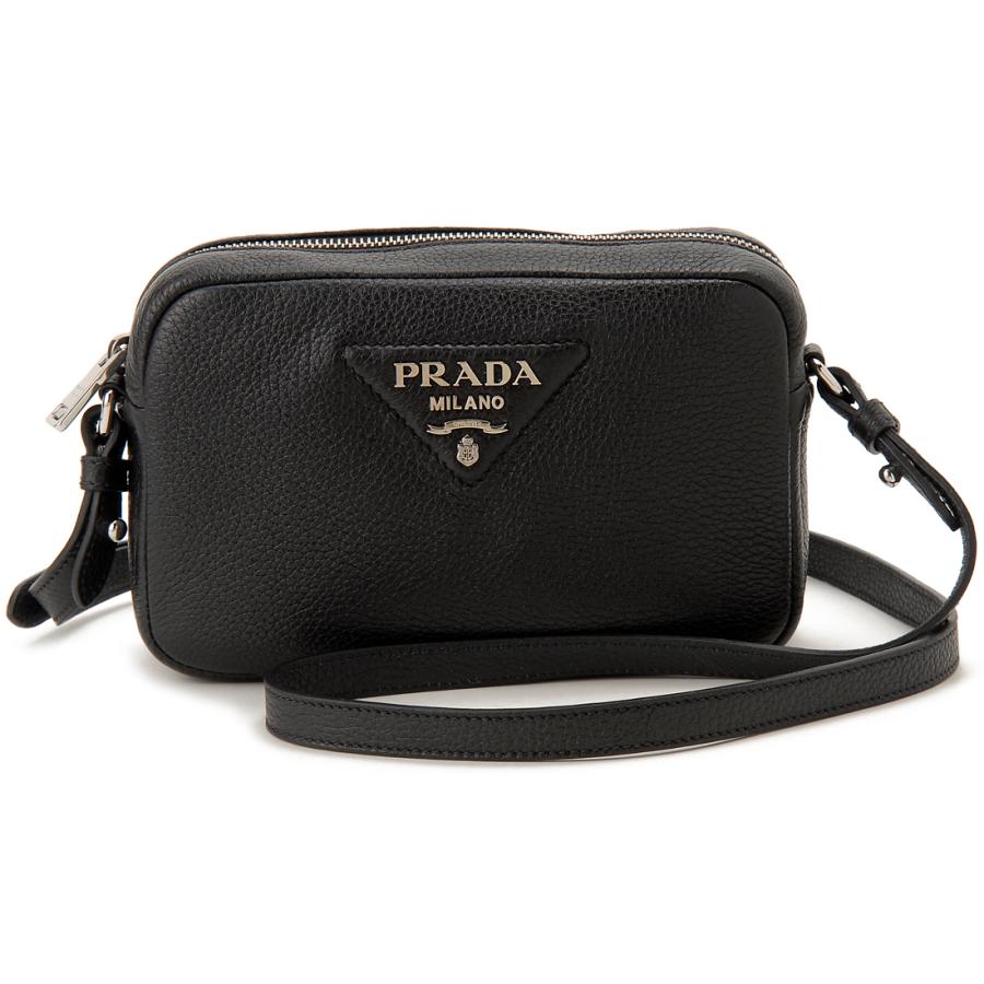 PRADA プラダ ショルダーバッグ レディース ブラック PRADA プラダ ショルダーバッグ レディース ブラック