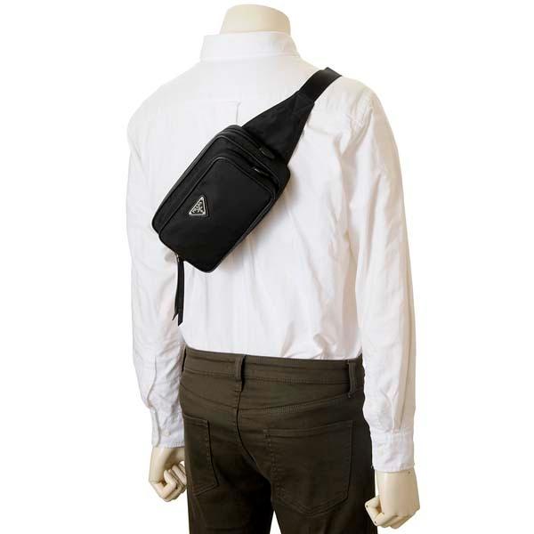 PRADA プラダ ボディバッグ レディース ブラック 1BL010 R064 PRADA プラダ ボディバッグ レディース ブラック 1BL010 R064