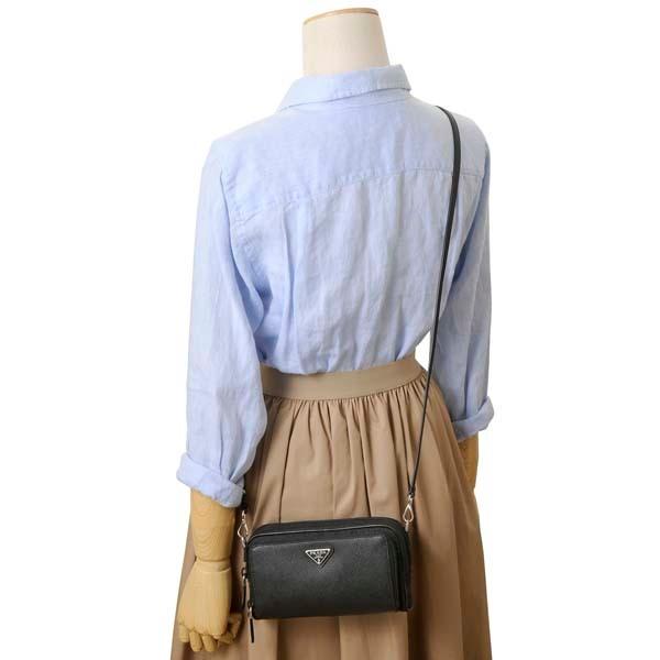 PRADA プラダ ショルダーバッグ レディース ブラック 黒 1BP035 064 