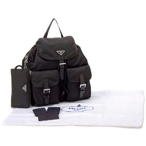 PRADA プラダ リュック バックパック レディース ブラック PRADA プラダ リュック バックパック レディース ブラック
