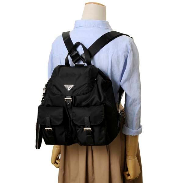 PRADA プラダ リュック バックパック レディース ブラック PRADA プラダ リュック バックパック レディース ブラック