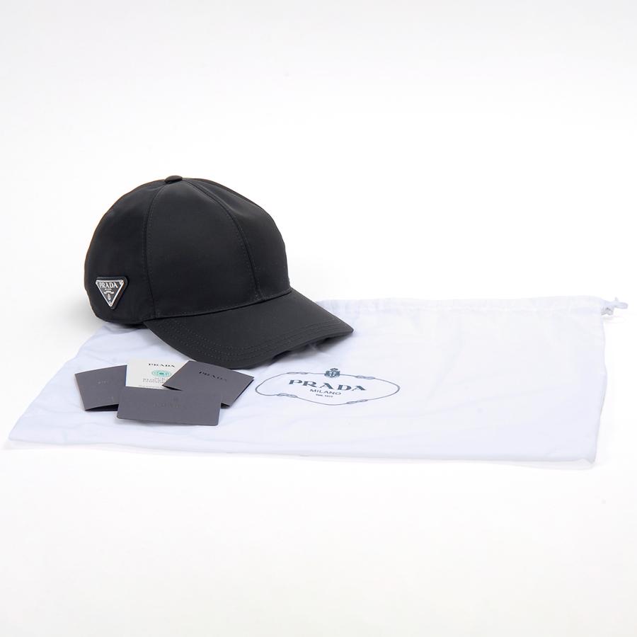 PRADA（プラダ） キャップ レディース ブラック 1HC2742DMIF0002 CAP