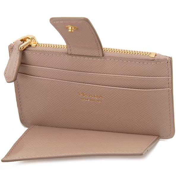 PRADA ピンクゴールドレザーコインケース　カードケース PRADA ピンクゴールドレザーコインケース カードケース PRADA