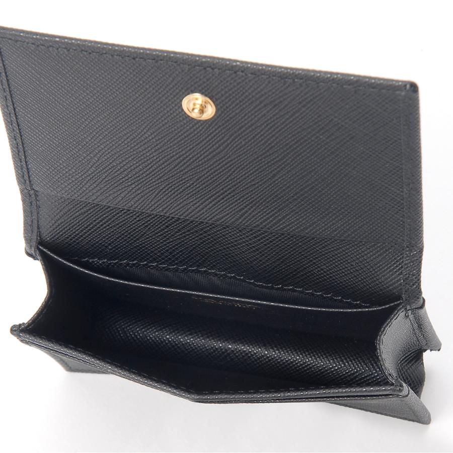 プラダ PRADA 名刺入れ カードケース ブラック 1MC122 QHH F0002 サフィアーノ メンズ レディースの画像