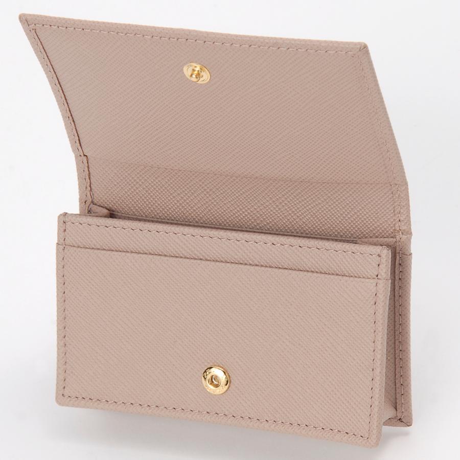 PRADA 名刺入れ ピンクベージュ PRADA（プラダ） 期間限定セール 名刺入れ カードケース レディース