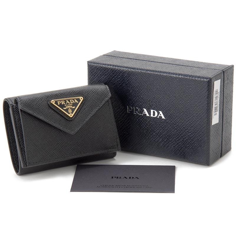 PRADA プラダ 三つ折り財布 1MH021-QHH-F0002 コンパクト財布