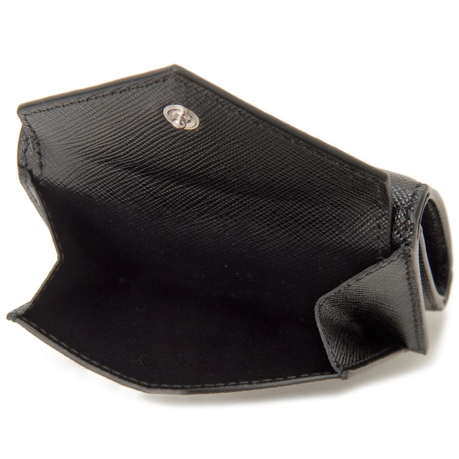 PRADA 三つ折り財布 ブラック PRADA プラダ 三つ折り財布 レディース ブラック 1MH021 QHH