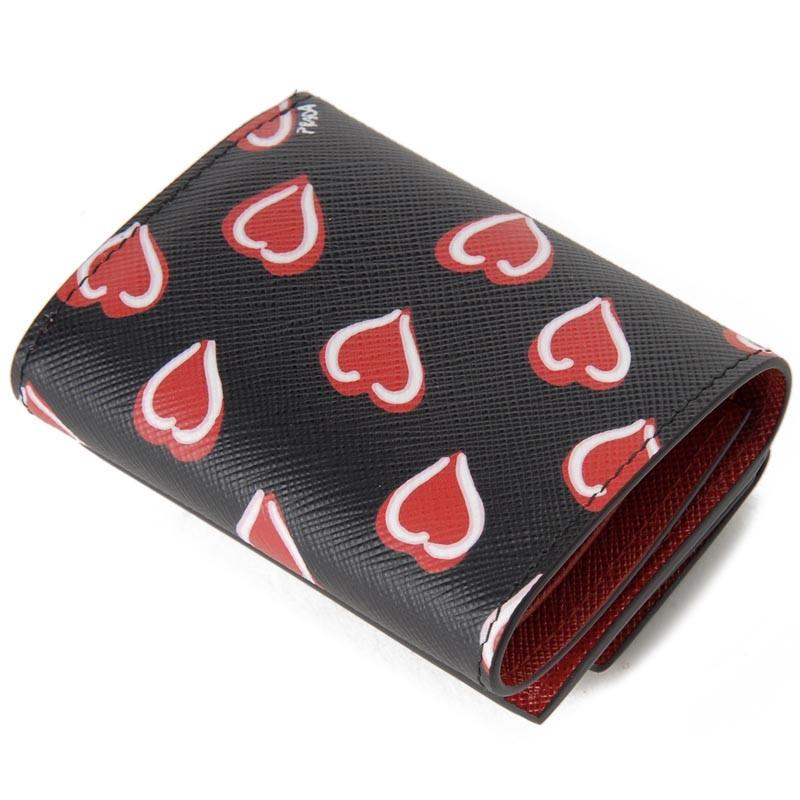 PRADA プラダ 三つ折り財布 1MH021-QHH-F0002 コンパクト財布 PRADA プラダ 三つ折り財布 1MH021-QHH-F0002 コンパクト財布