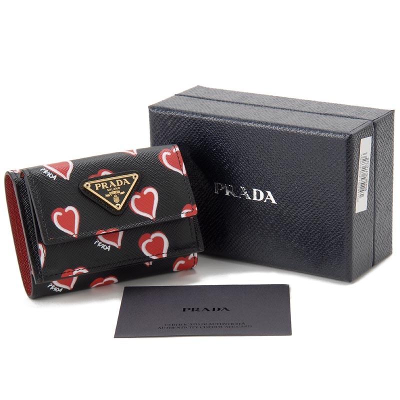PRADA プラダ 三つ折り財布 1MH021-QHH-F0002 コンパクト財布 PRADA プラダ 三つ折り財布 1MH021-QHH-F0002 コンパクト財布