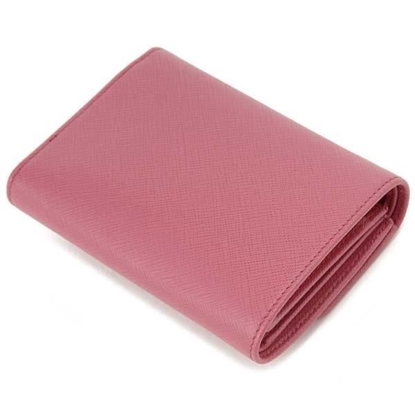 【美品】PRADA プラダ フィアーノ レザー 三つ折り 財布 極美品 PRADA プラダ 三つ折り財布 サフィアーノレザー 黒 1MH025