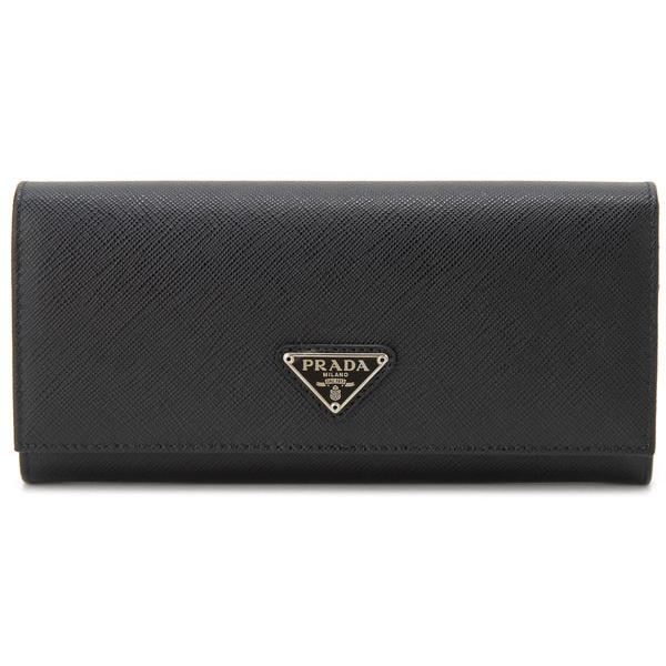 プラダ PRADA 長財布 1MH132 QHH F0632 サフィアーノ ブラック 新品｜s-select