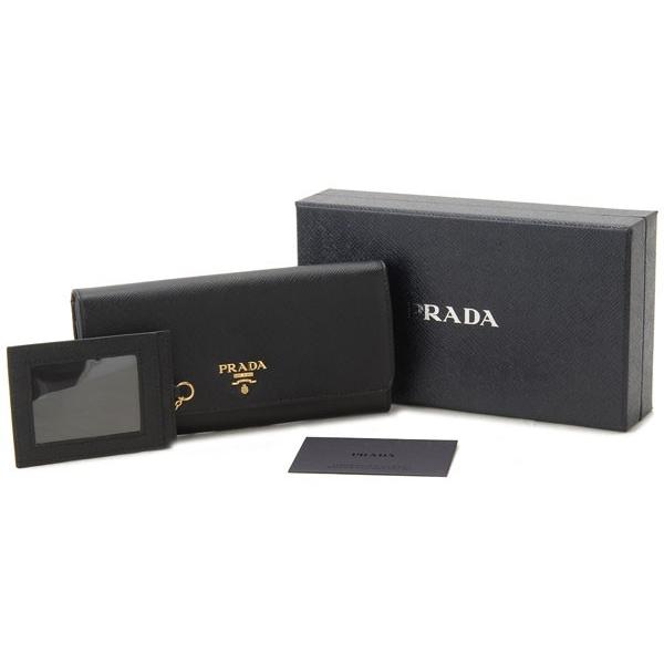 プラダ PRADA 長財布 1MH132 QWA F0002 パスケース付 PRADA プラダ 長財布 1MH132 QWA F0002 サフィアーノ レザー