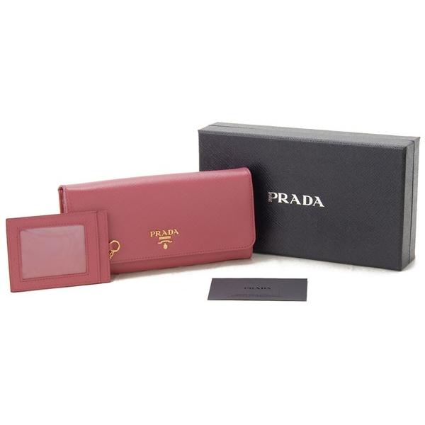 PRADA 長財布　サフィアーノ　ピンク PRADA（プラダ） 長財布 1MH132-QWA-F0505 サフィアーノ ピンク 新品