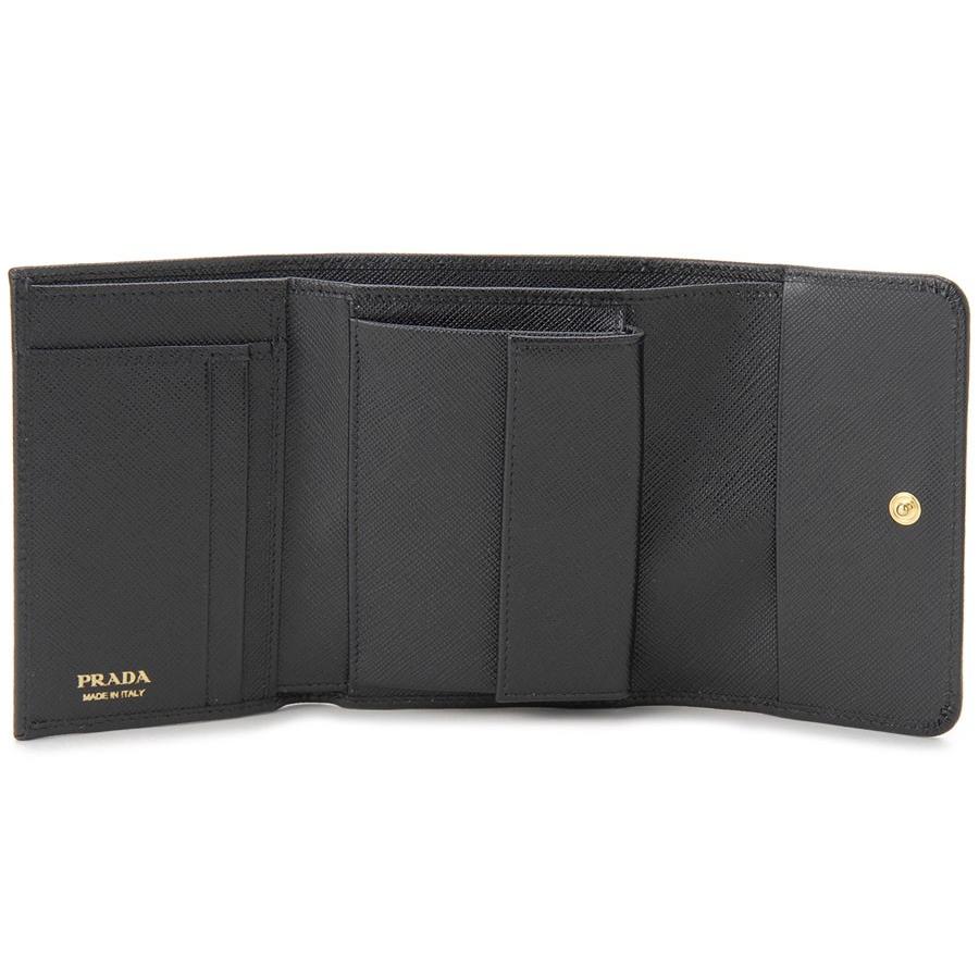 PRADA プラダ 三つ折り財布 1MH840 2AEE F0002 SAFFIANO PRADA プラダ 三つ折り財布 1MH840 2AEE F0002 SAFFIANO