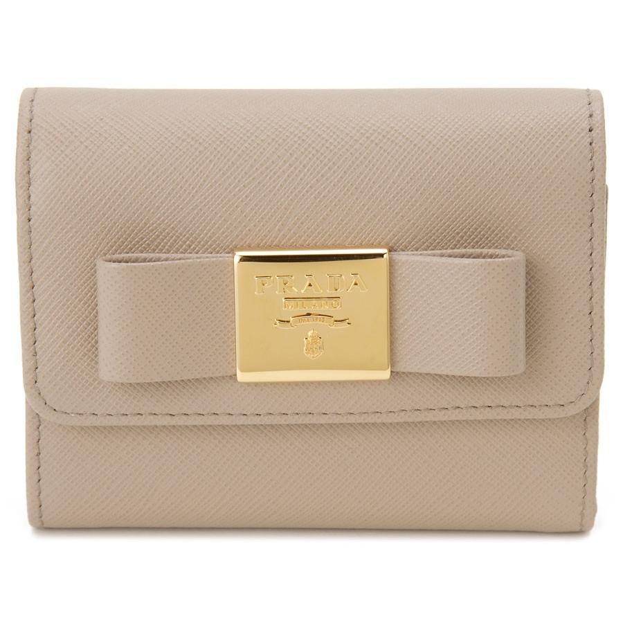 PRADA サフィアーノレザー 財布 カメオ 1MH840