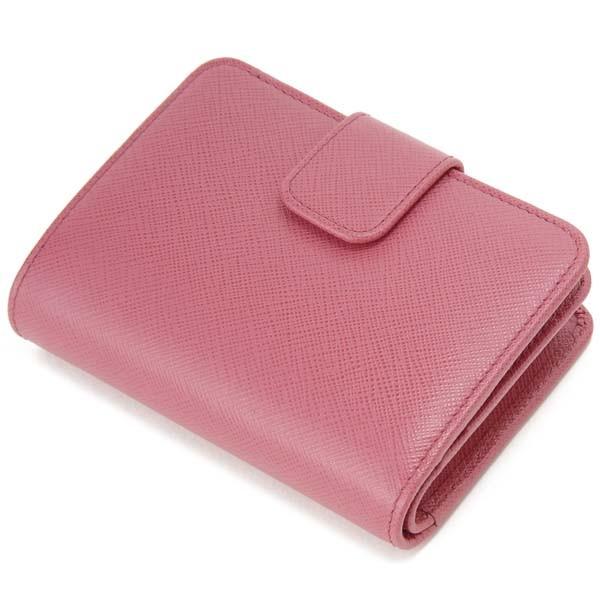 PRADA プラダ 二つ折り財布 1ML018 QWA F0505 サフィアーノ PEONIA