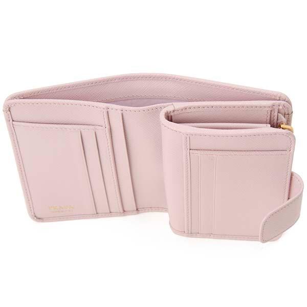 PRADA（プラダ） 二つ折り財布 レディース ピンク 1ML018 QWA F0E18