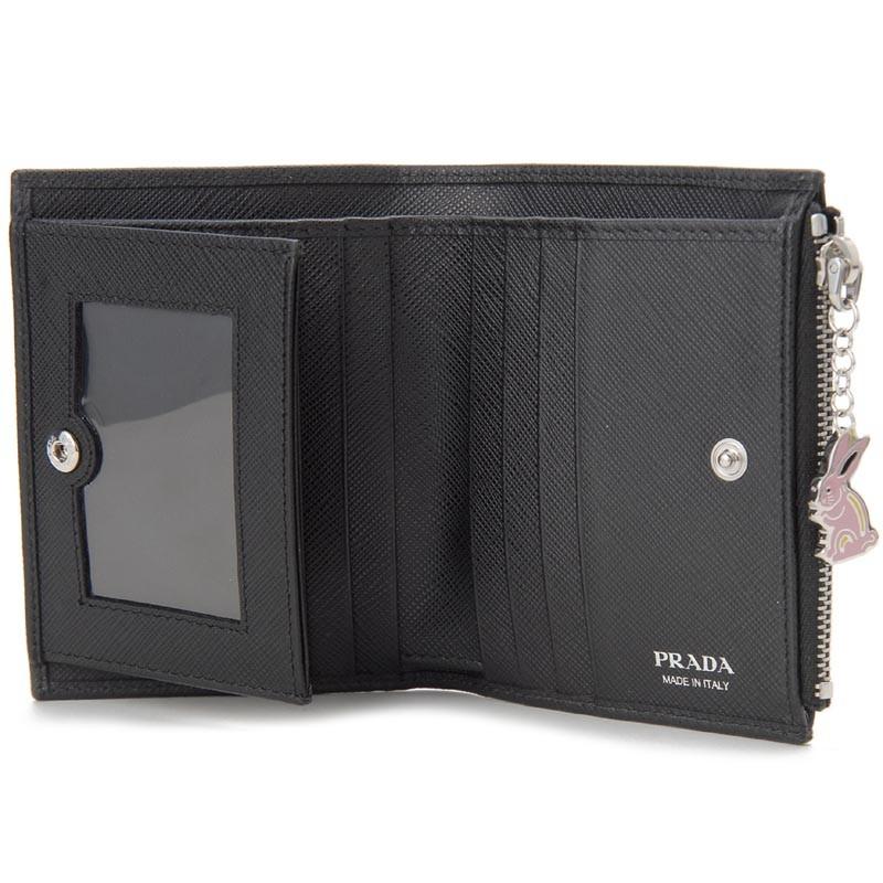 PRADA プラダ 二つ折り財布 1ML023 2CHR F0002 サフィアーノ