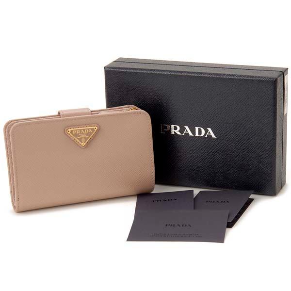 PRADA プラダ 財布 二つ折り財布 チプリア ピンクベージュ 1ML225 QHH  