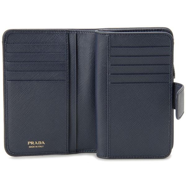PRADA プラダ 二つ折り財布 1ML225 QWA F0216 サフィアーノ PRADA プラダ 二つ折り財布 1ML225 QWA F0216 サフィアーノ
