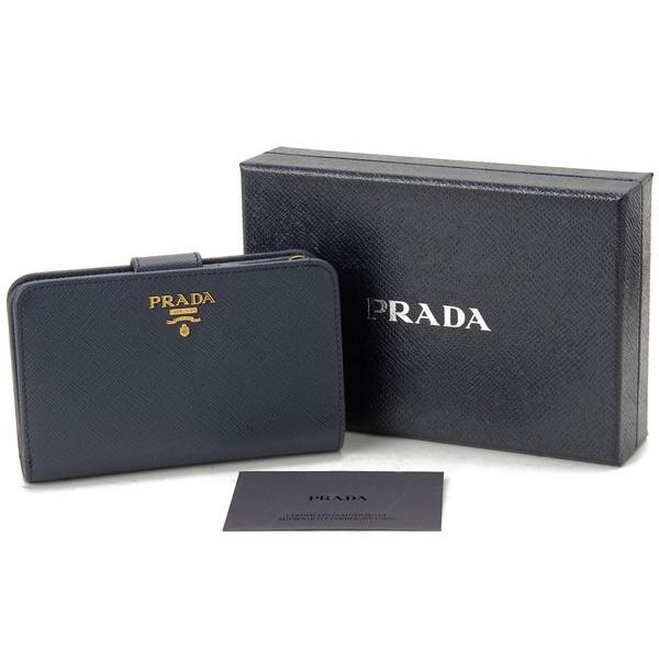 PRADA プラダ 二つ折り財布 1ML225 QWA F0216 サフィアーノ PRADA プラダ 二つ折り財布 1ML225 QWA F0216 サフィアーノ