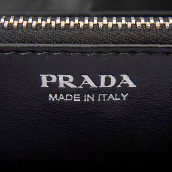 PRADA（プラダ） 財布 ラウンドファスナー長財布 ブラック 1ML506 2BBE 