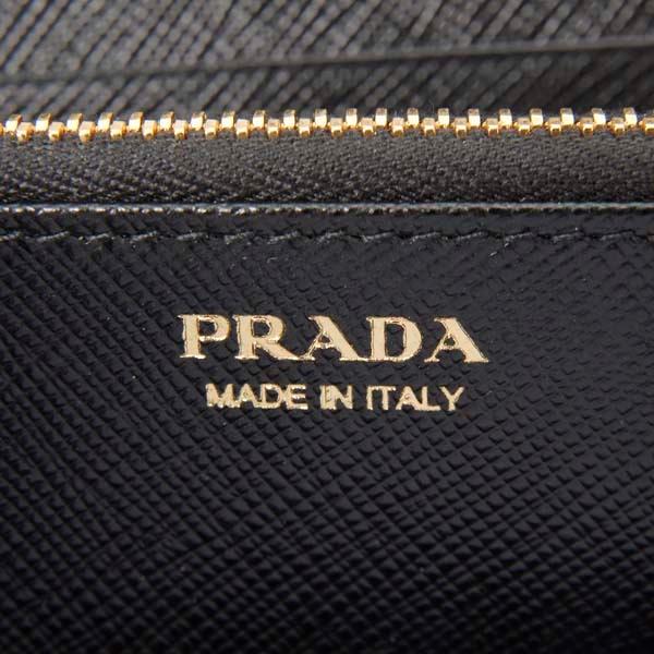 PRADA プラダ ラウンドファスナー長財布 1ML506 QHH F0002 PRADA プラダ ラウンドファスナー長財布 1ML506 QHH F0002