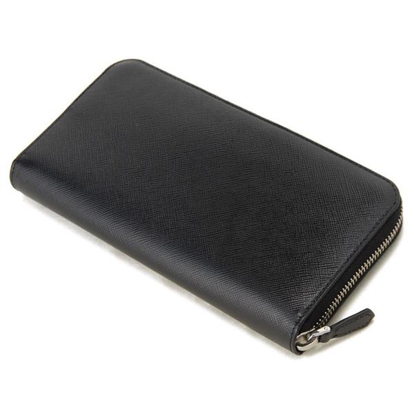 専用品✨　PRADA プラダ　ラウンドファスナー　ブラック　サフィアーノ　長財布 SAFFIANO（PRADA） プラダ （PRADA） サフィアーノ エンボス