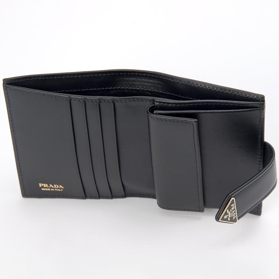 PRADA プラダ 二つ折り財布 レディース 1MV204 2CNP F0002 : s PRADA プラダ 二つ折り財布 レディース 1MV204 2CNP F0002 : s
