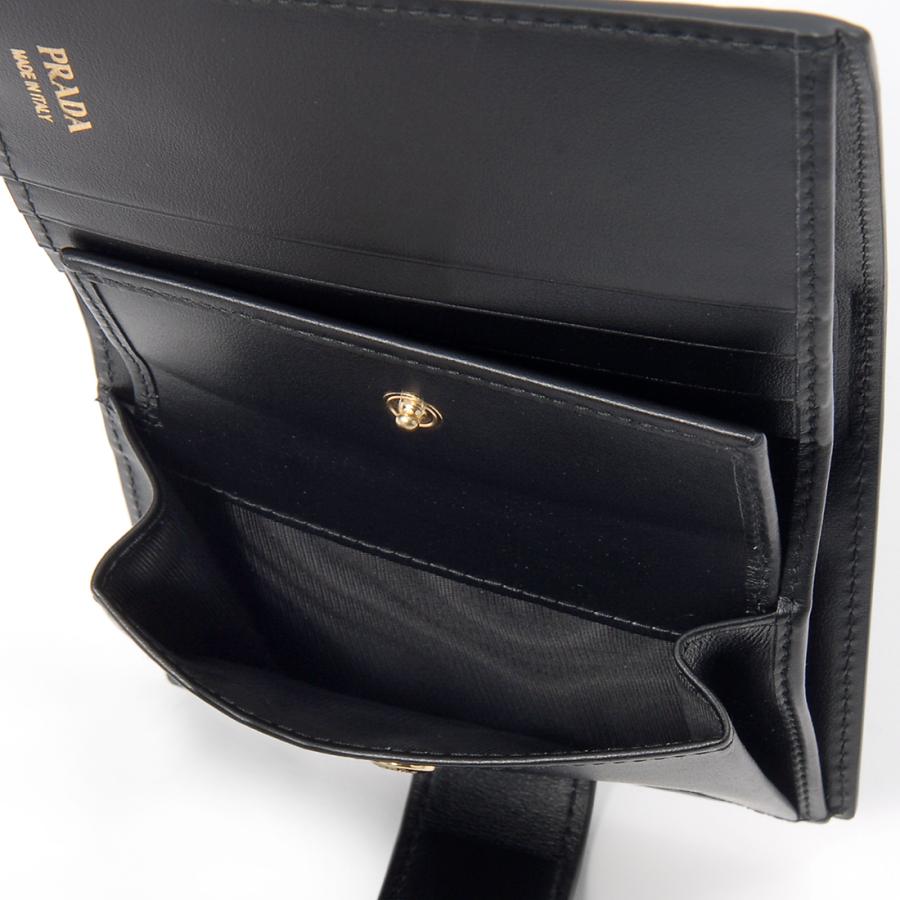 PRADA プラダ 二つ折り財布 レディース 1MV204 2CNP F0002 : s PRADA プラダ 二つ折り財布 レディース 1MV204 2CNP F0002 : s