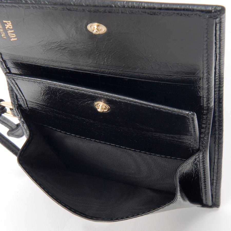 PRADA（プラダ） ブランドセール 二つ折り財布 レディース ブラック