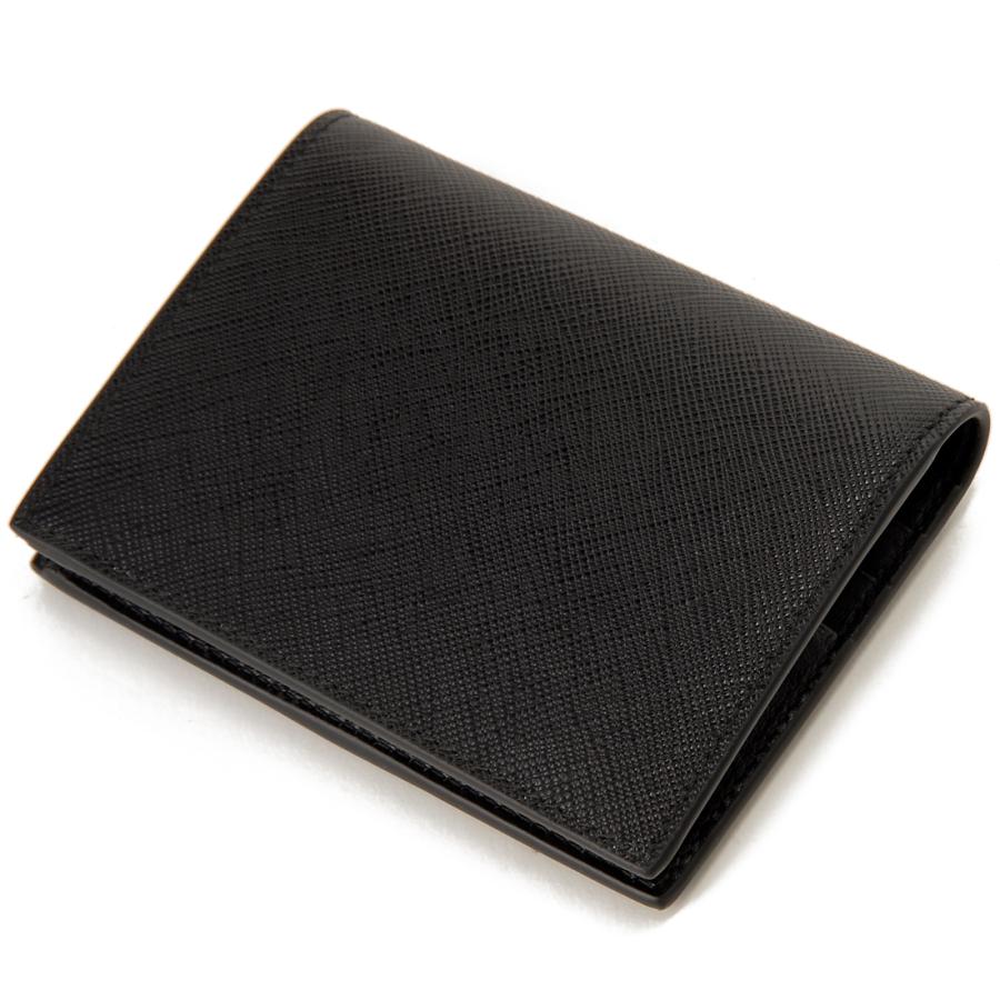 PRADA プラダ 二つ折り財布 レディース ブラック 1MV204 2DKY F0X3X