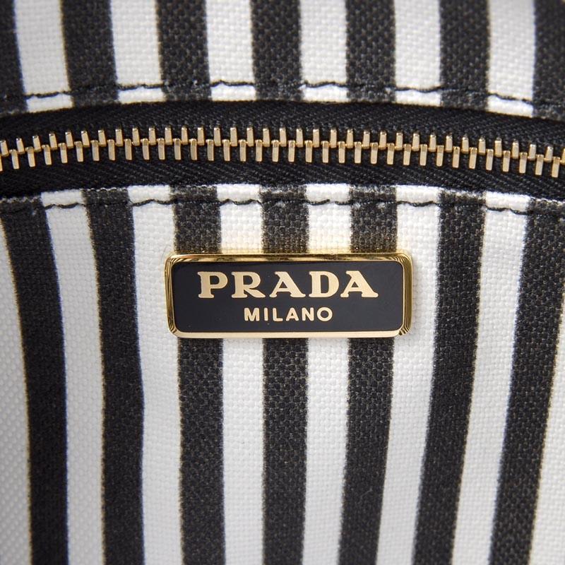 PRADA プラダ ポーチ 1NA693 20L F0N12 キャンバス コスメポーチ