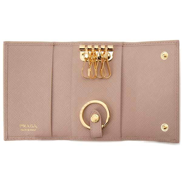 PRADA プラダ キーケース レディース ピンクベージュ 1PG004 QHH PRADA プラダ キーケース レディース ピンクベージュ 1PG004 QHH