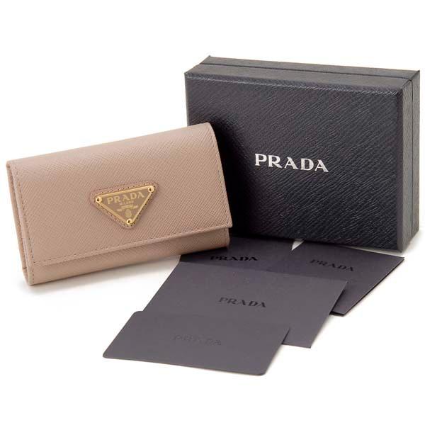 PRADA プラダ キーケース レディース ピンクベージュ 1PG004 QHH PRADA プラダ キーケース レディース ピンクベージュ 1PG004 QHH