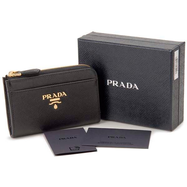 PRADA（プラダ） キーケース コインケース ブラック 黒 1PP122 QWA