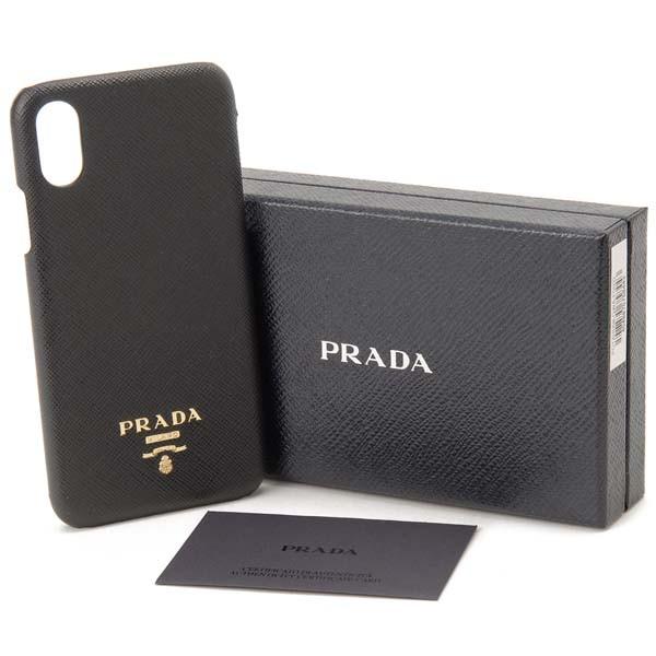 PRADA プラダ iPhoneケース iPhone XS専用 ブラック