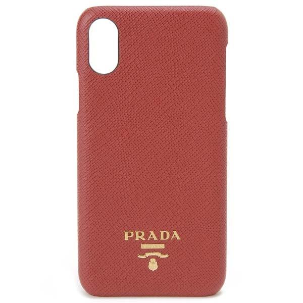 プラダ PRADA iPhoneケース iPhone XS専用 レッド スマートフォン