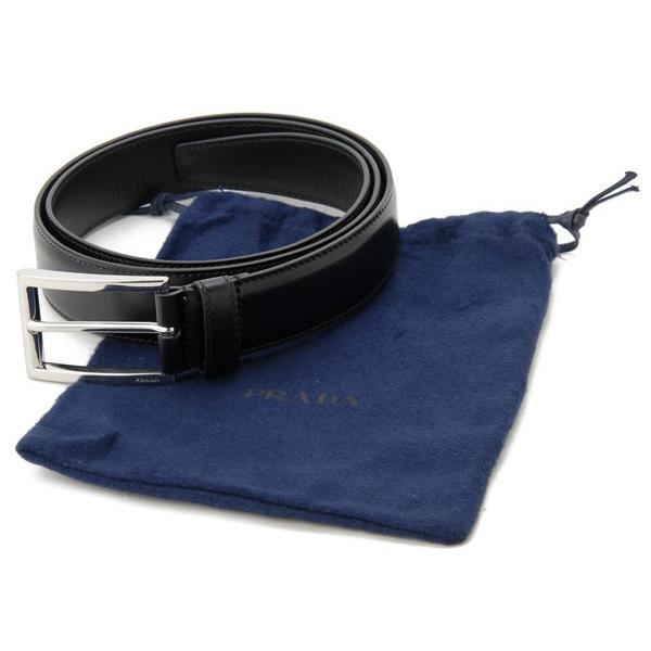 PRADAレザーピンバックルベルト2CC001 プラダ　ビジネス PRADAレザーピンバックルベルト2CC001 プラダ ビジネス - メルカリ