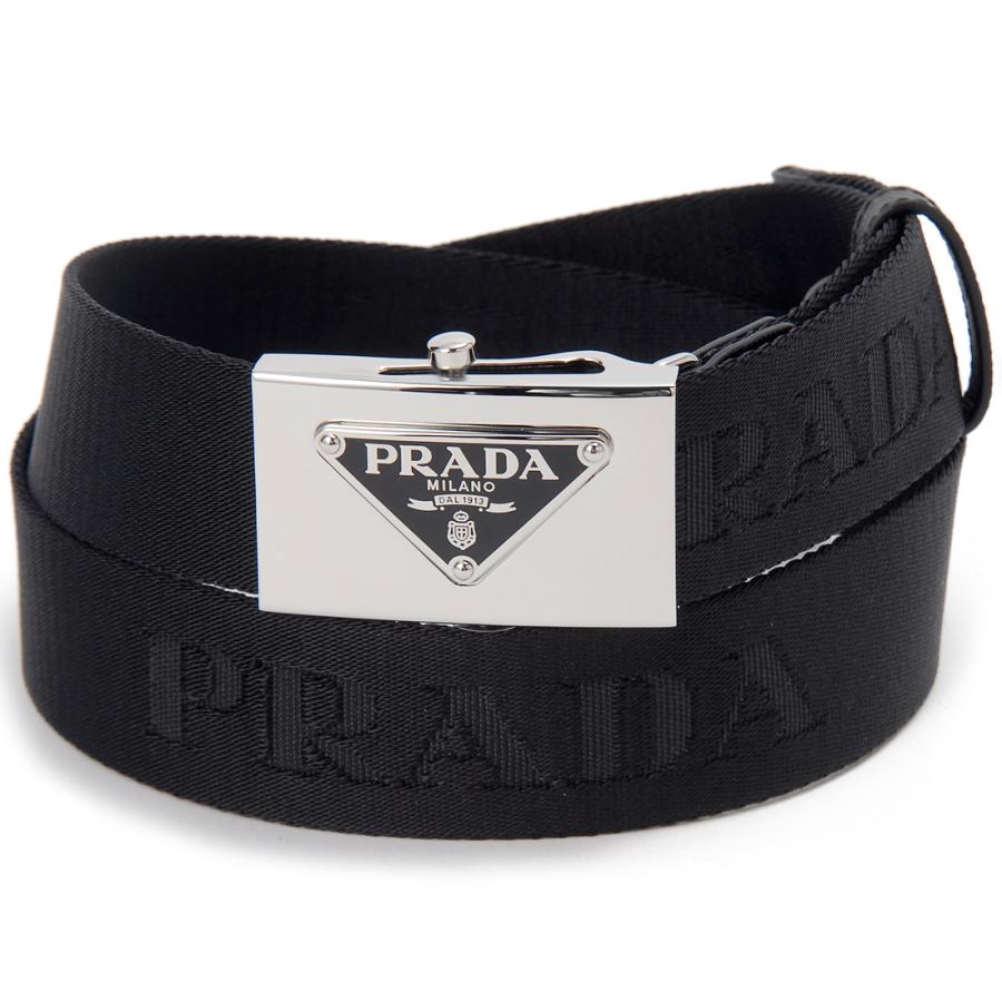 PRADA プラダ ベルト メンズ ブラック 2CN0852DKFF0002 JACQUARD PRADA プラダ ベルト メンズ ブラック 2CN0852DKFF0002 JACQUARD