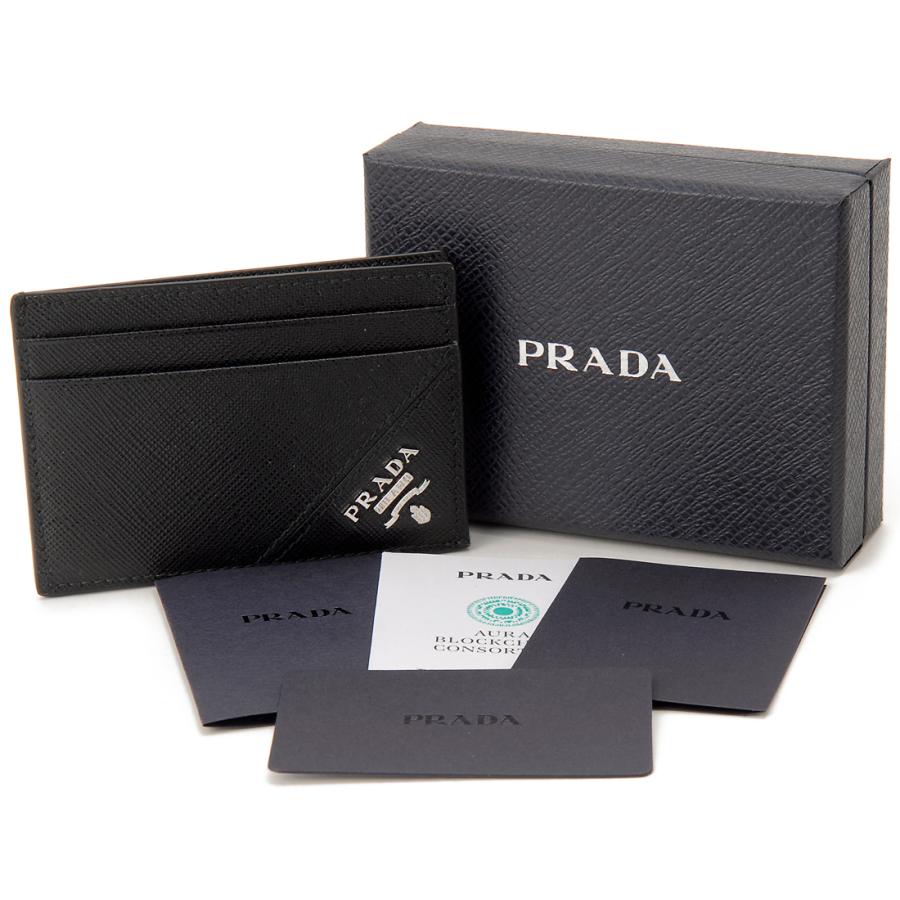 PRADA　カードケース PRADA（プラダ） カードケース メンズ ブラック 2MC047 QME F0002 CARD