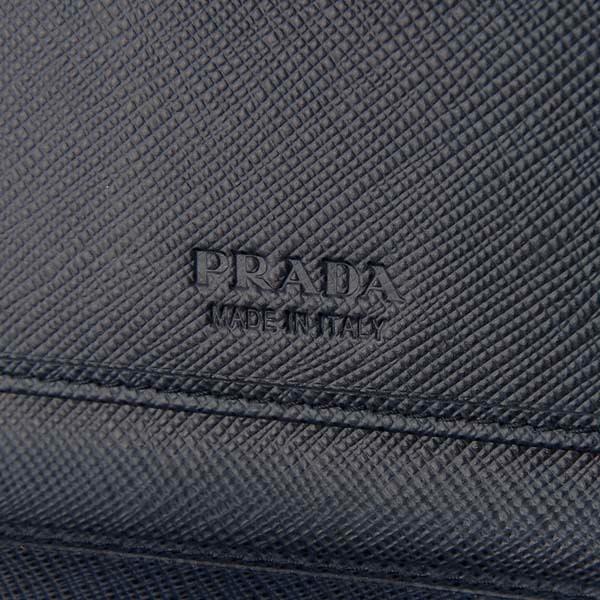 プラダ二つ折り財布 PRADA プラダ 二つ折り財布 札入れ メンズ ブラック 2MC063 C5S